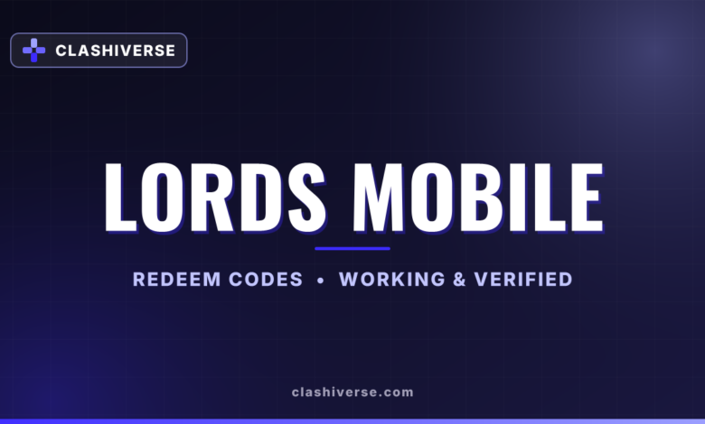 List of All Lords Mobile Codes-updated
