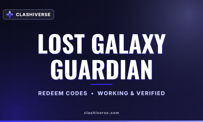 List of All Lost Galaxy Guardian Codes-updated