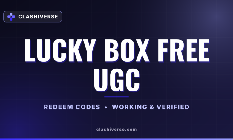 List of All Lucky Box Free UGC Codes-updated