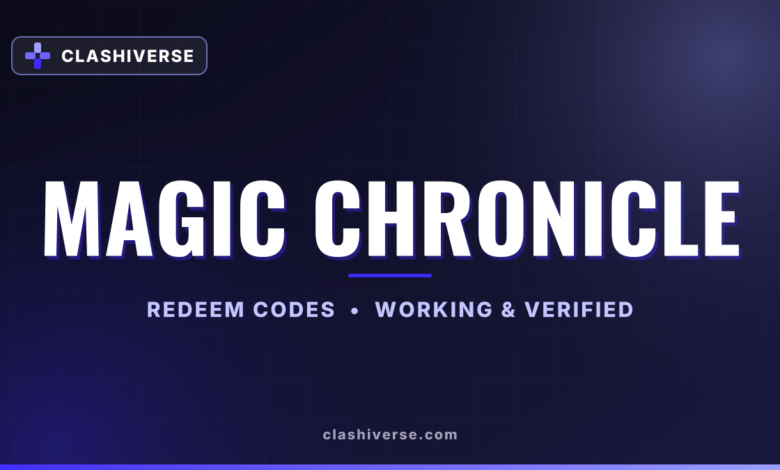 List of All Magic Chronicle Codes-updated