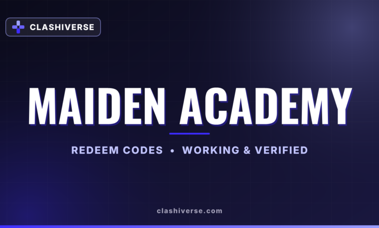 List of All Maiden Academy Codes-updated