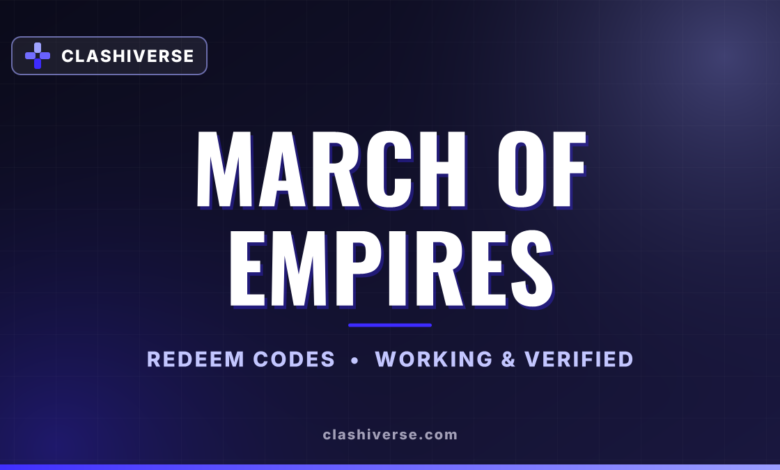 March of Empires codes