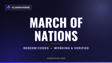 March of Nations codes