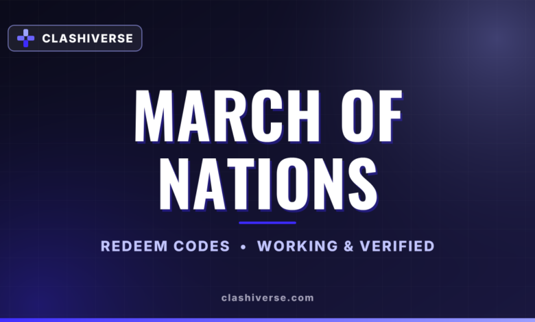 March of Nations codes
