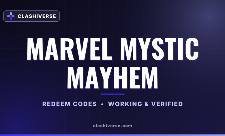 Marvel Mystic Mayhem codes