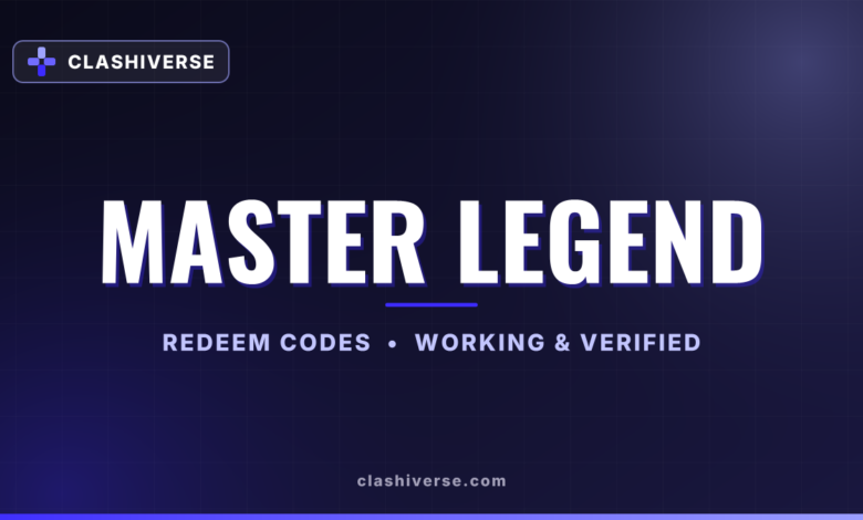 Master Legend codes