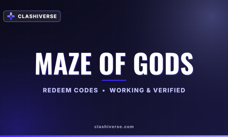 List of All Maze of Gods Codes-updated