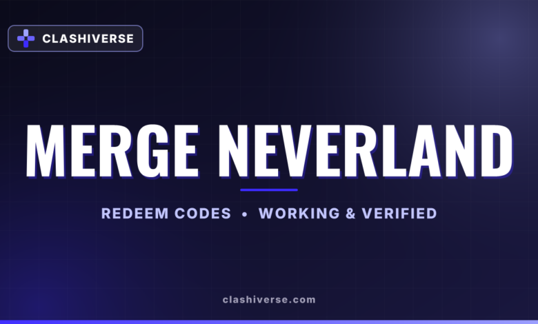 Merge Neverland codes