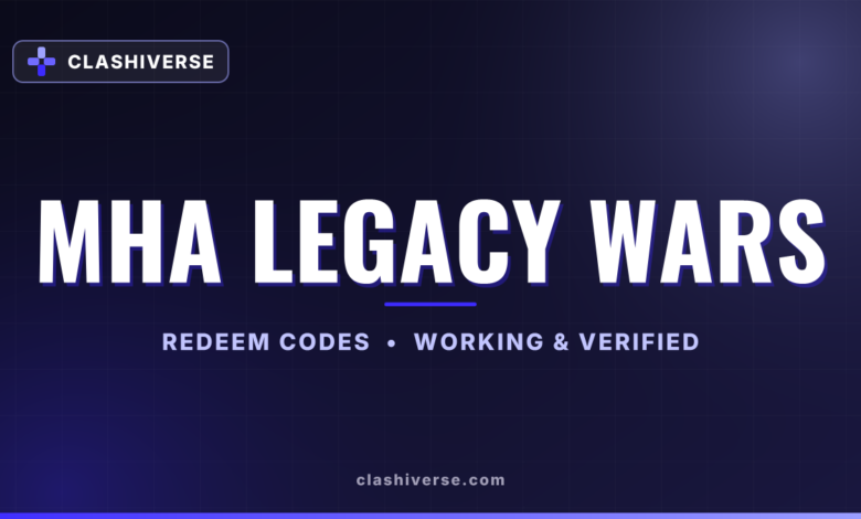 List of All MHA Legacy Wars Codes-updated