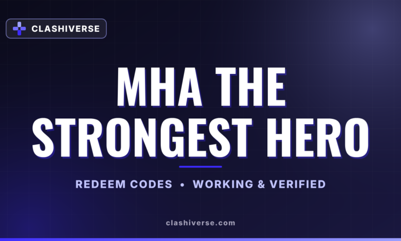 List of All MHA The Strongest Hero Codes-updated