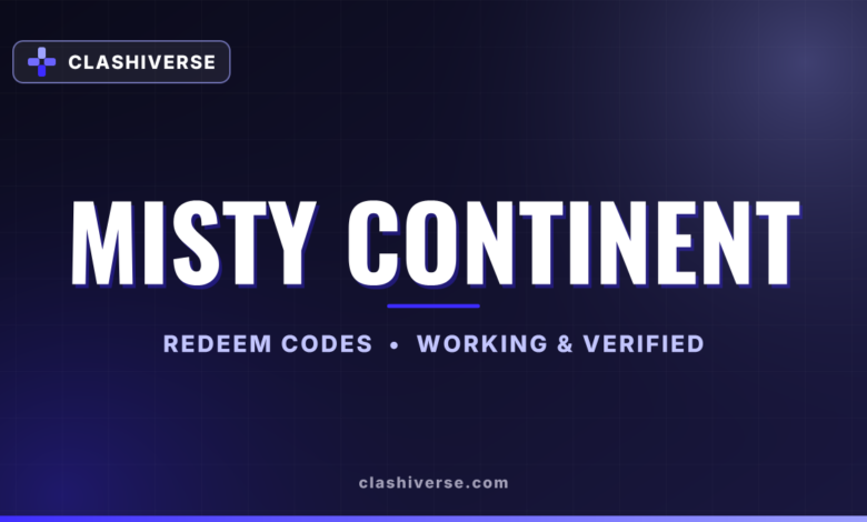 List of All Misty Continent Codes-updated