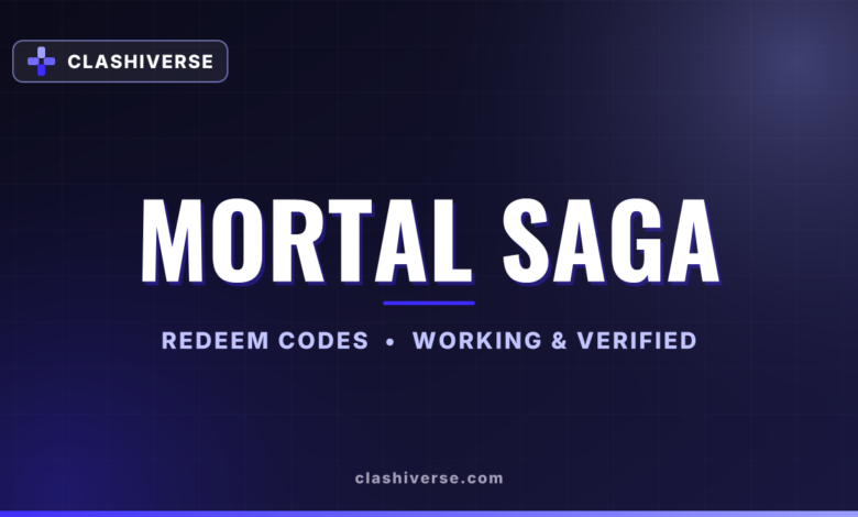 List of All Mortal Saga Codes-updated
