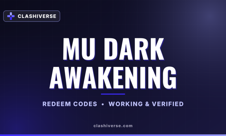 MU Dark Awakening codes