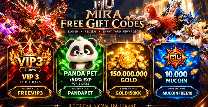 List of All MU MIRA Codes-updated