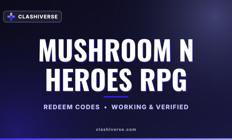 List of All Mushroom N Heroes RPG Codes-updated