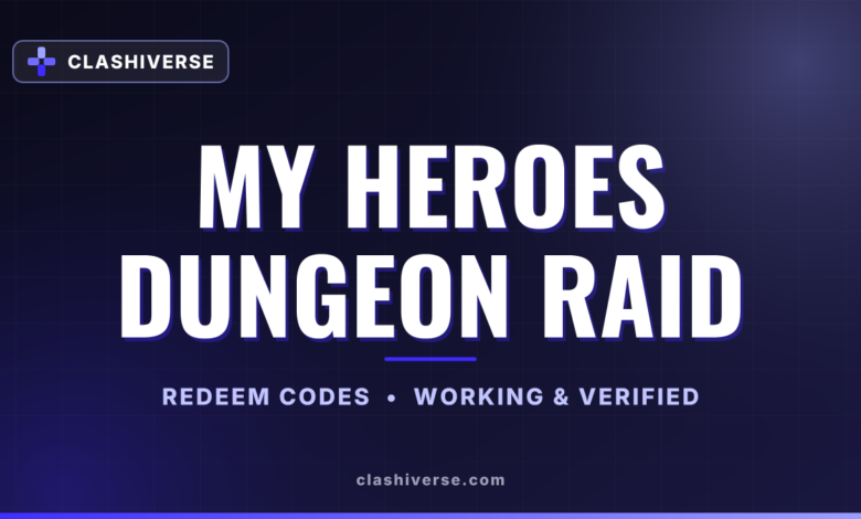 List of All My Heroes Dungeon Raid Codes-updated