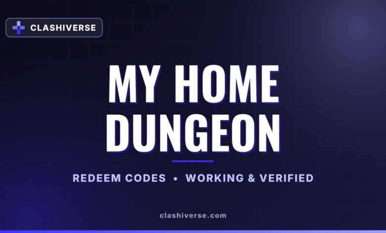 List of All My Home Dungeon Codes-updated
