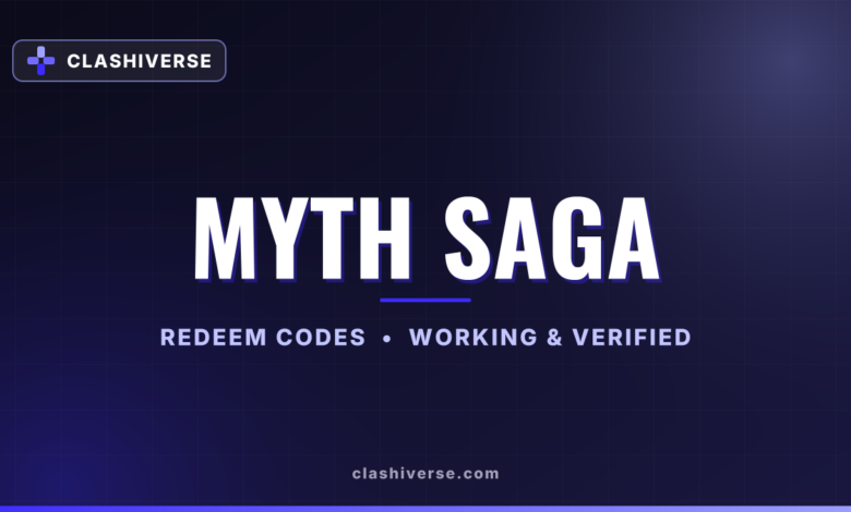 List of All Myth Saga Codes-updated