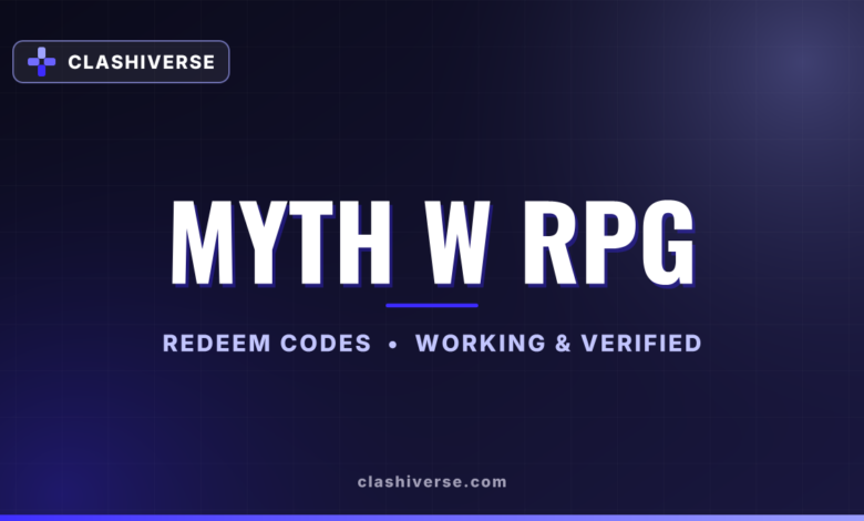 List of All Myth W RPG Codes-updated