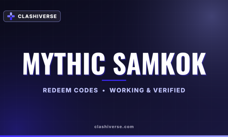 List of All Mythic Samkok Codes-updated