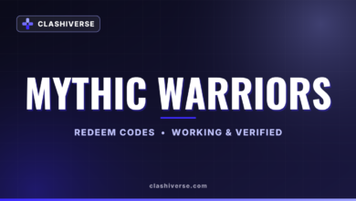 Mythic Warriors codes