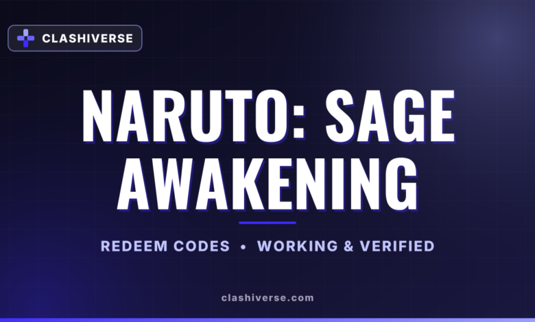 NARUTO: Sage Awakening codes