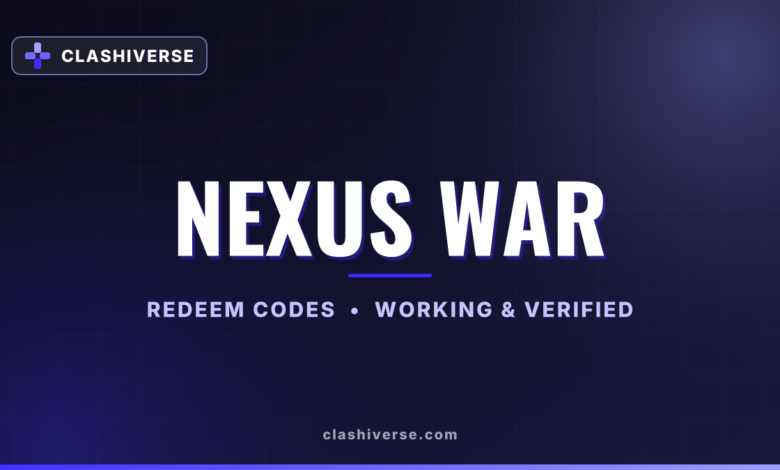 List of All Nexus War Codes-updated