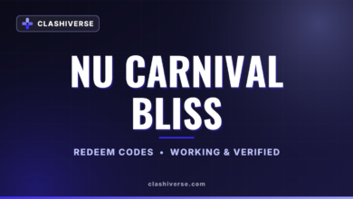List of All NU Carnival Bliss Codes-updated