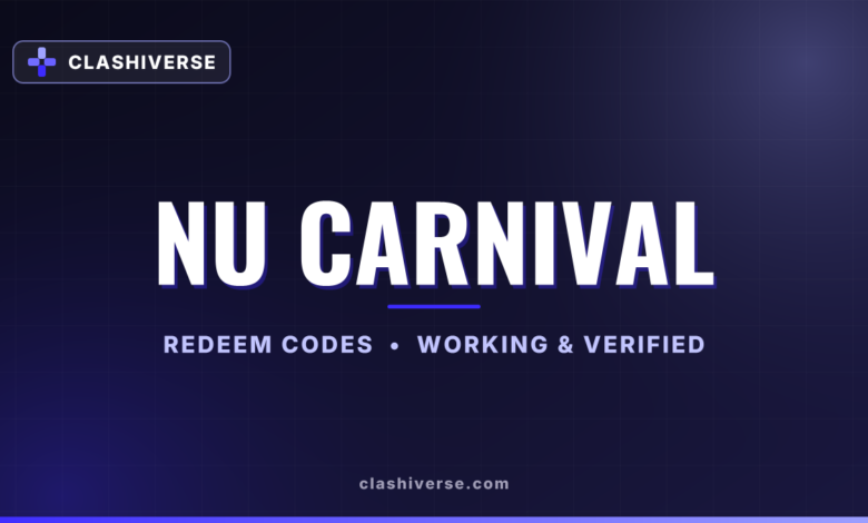 List of All Nu Carnival Codes-updated