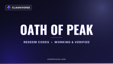 List of All Oath of Peak Codes-updated