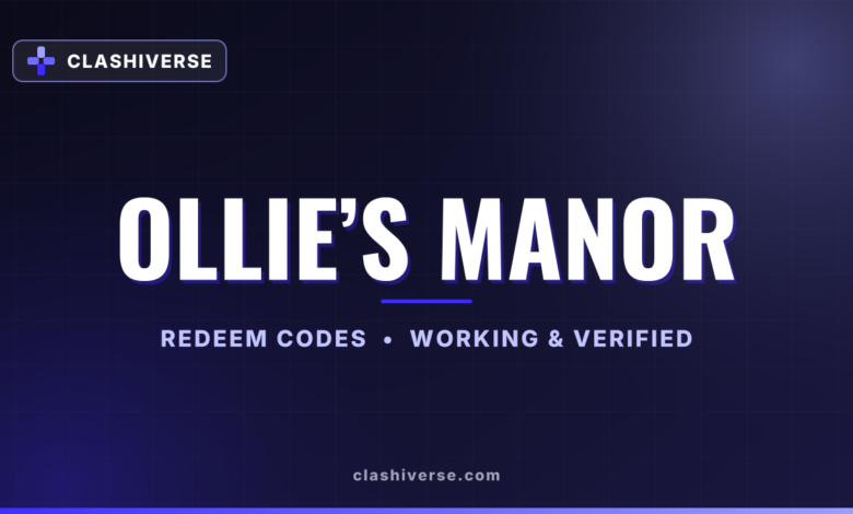 List of All Ollie’s Manor Codes-updated