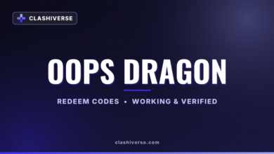 List of All Oops Dragon Codes-updated