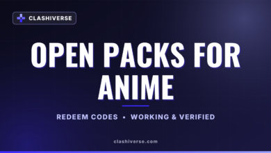 Open Packs for Anime codes