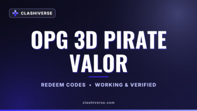OPG 3D Pirate Valor codes