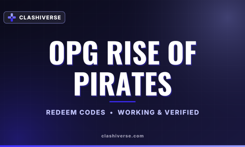 OPG Rise Of Pirates codes