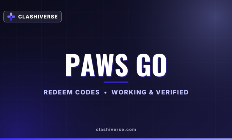 Paws Go codes