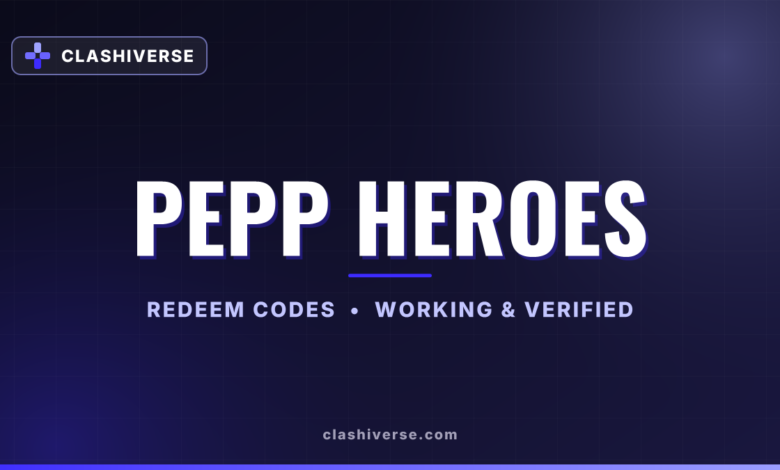 List of All Pepp Heroes Codes-updated