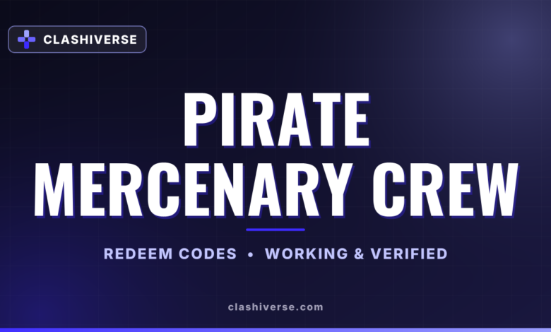 Pirate Mercenary Crew codes