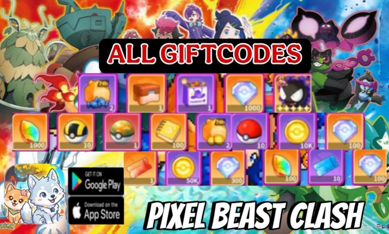 List of All Pixel Beast Clash Codes-updated