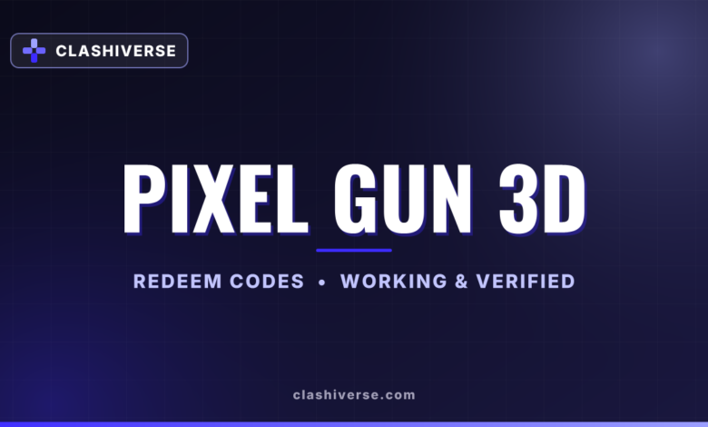 List of All Pixel Gun 3D Codes-updated