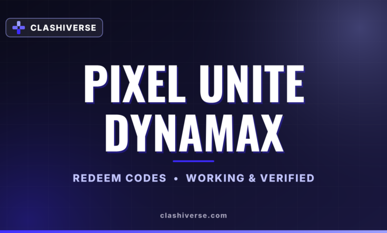 Pixel Unite Dynamax codes