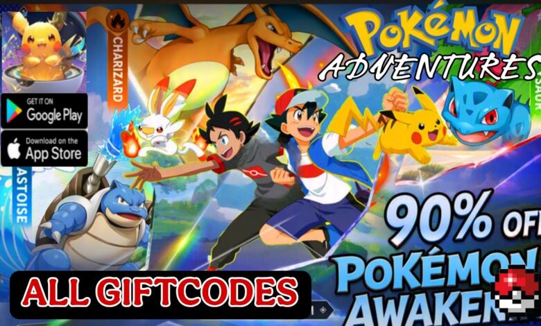 List of All Pokemon Adventure Codes-updated