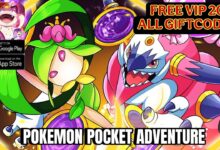 List of All Pokemon Pocket Adventure Codes-updated