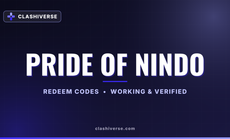 List of All Pride Of Nindo Codes-updated