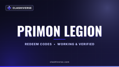 List of All Primon Legion Codes-updated