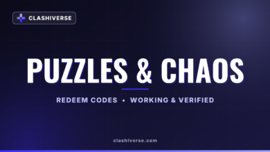 List of All Puzzles & Chaos Codes-updated