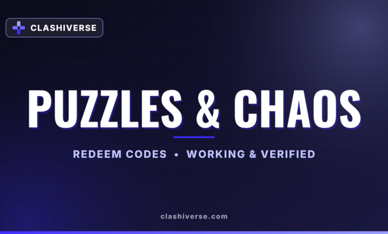 List of All Puzzles & Chaos Codes-updated