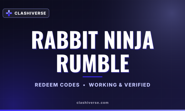 List of All Rabbit Ninja Rumble Codes-updated