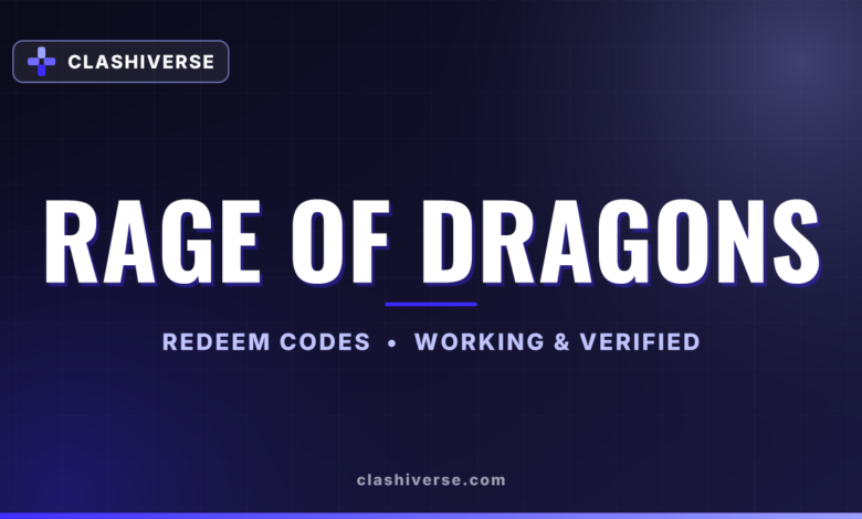 List of All Rage of Dragons Codes-updated