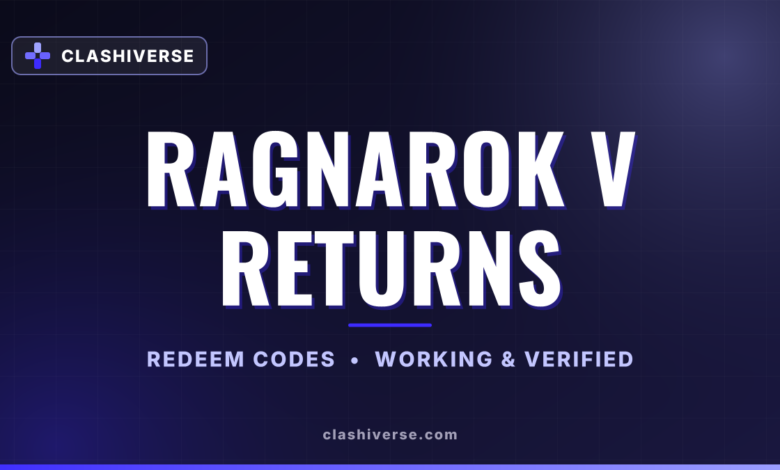 Ragnarok V Returns codes